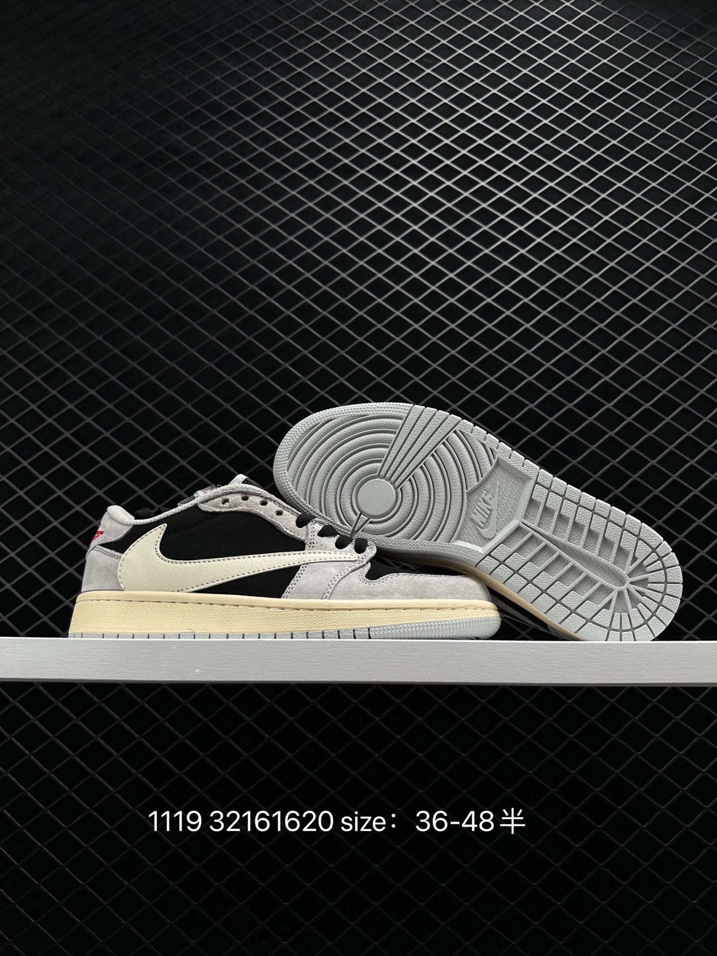 Travis Scott x Air Jordan 1 Low OG “Black Phantom